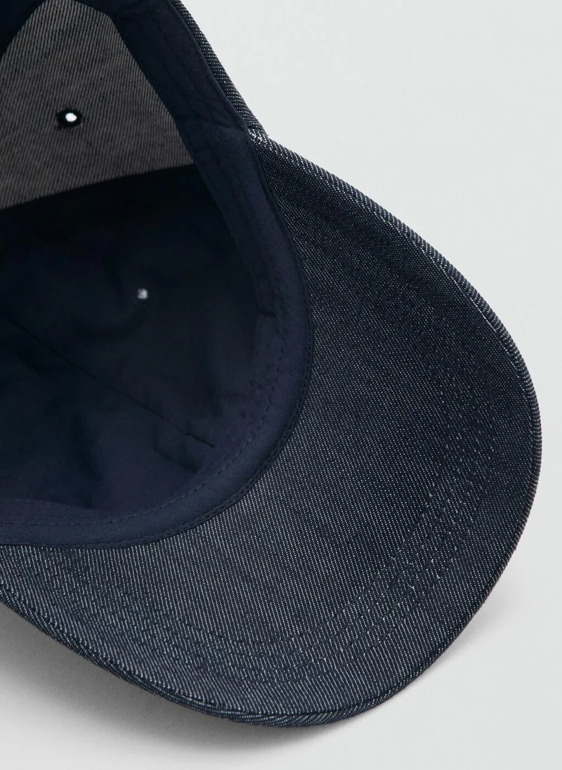 MANGO Denim cap